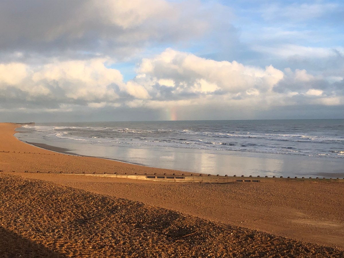 Hastings at 4 pm yesterday 🌈